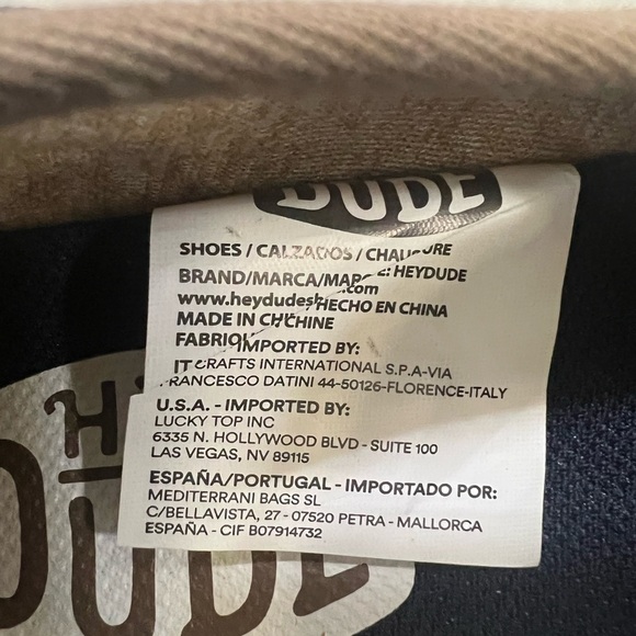 Hey Dude Brown and White Casual Slip-On Loafers - Picture 15 of 15